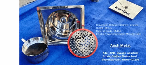 SS304 Heavy-Duty Industrial Drain Trap with NRV in Vasai - Construction & Real Estate