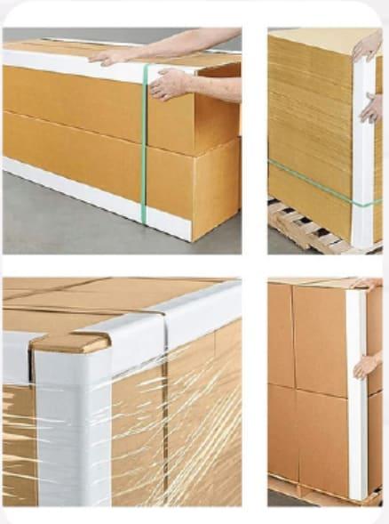 Paper Edge Protector - 30mm x 30mm & Above, 4mm Thick, 1 Meter Length for Pallet & Carton Protection in Mumbai - Packaging & Paper