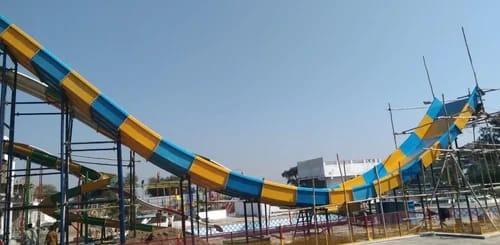 FRP Pendulum Slide for Swimming Pools - Durable Fiberglass Play Equipment