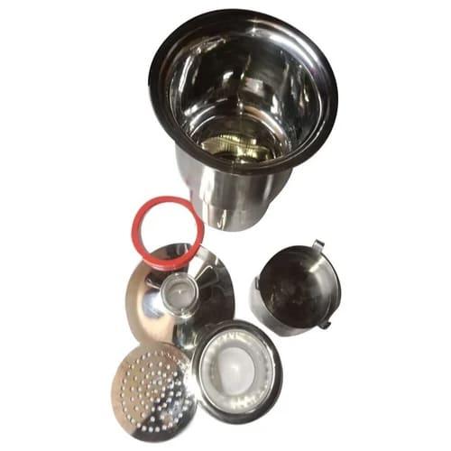 Round Stainless Steel Floor Drain for Bathroom & Kitchen – Rust-Proof, Anti-Odor in Vasai - Construction & Real Estate